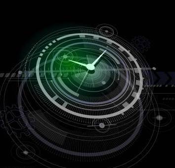 time abstract background
